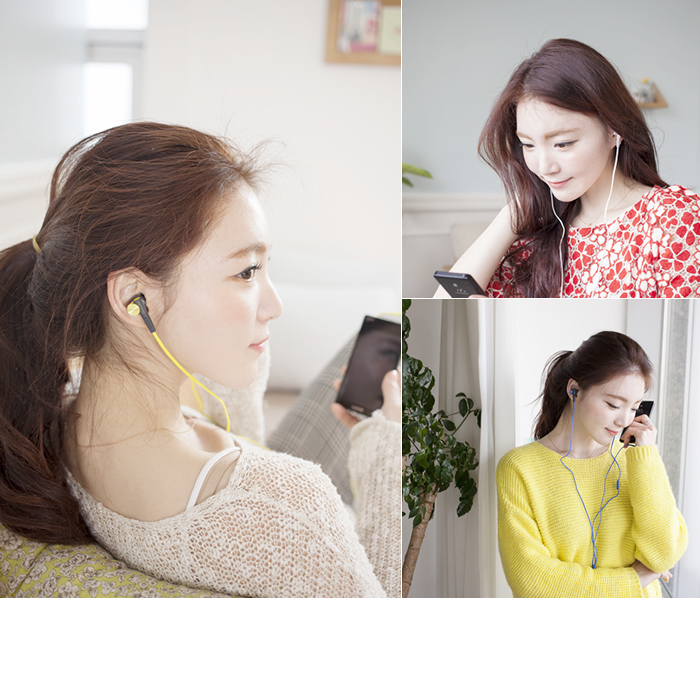 MDR-XB50AP 모델 착용 이미지