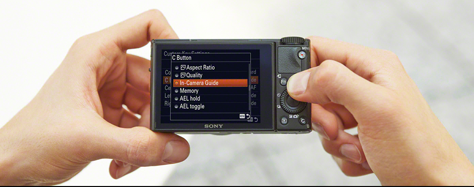  C(Custom) 버튼 사용 화면